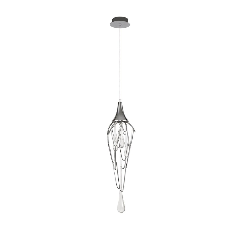 Photograph: Idolite Alps Polished Chrome Finish Single Pendant