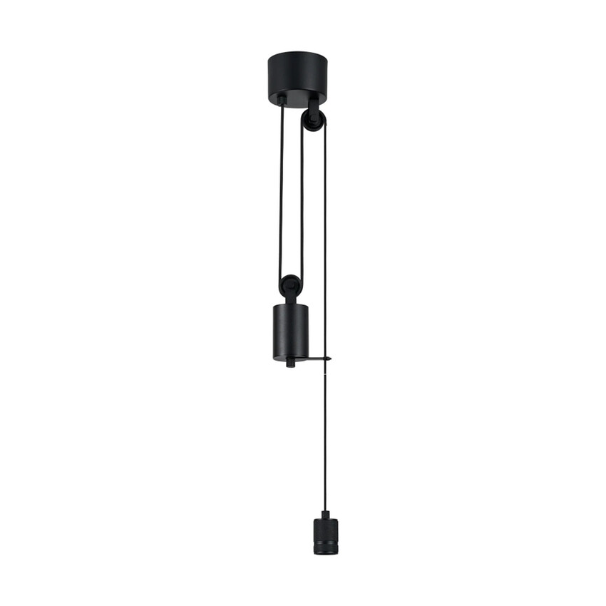 Photograph: Idolite Beardsmore Pulley Rise & Fall Pendant Black