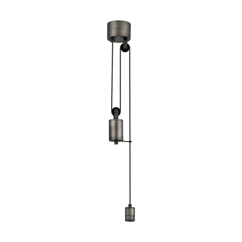Photograph: Idolite Beardsmore Pulley Rise & Fall Pendant Pewter