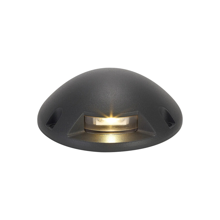 Photograph: Idolite Calico Dark Grey Above Ground 1 Ton Driveover Light/Wall Light 2W LED IP67 - Style A