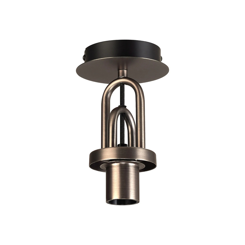 Photograph: Idolite Camille 12cm Flush Ceiling Light, 1 x E27, Antique Silver