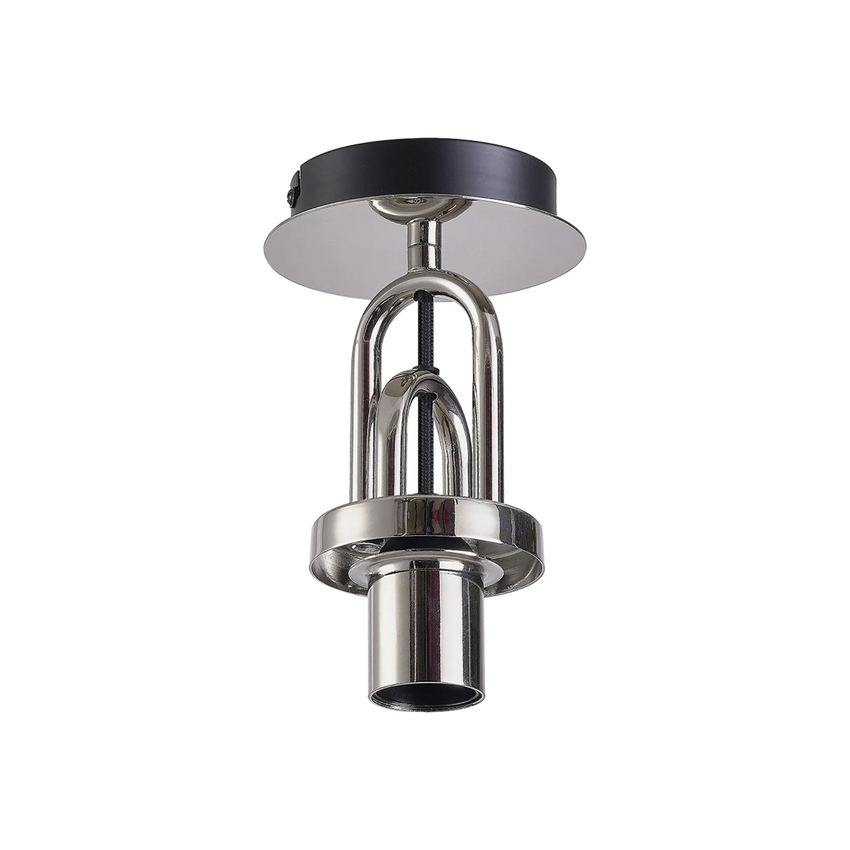 Photograph: Idolite Camille 12cm Flush Ceiling Light, 1 x E27, Polished Nickel