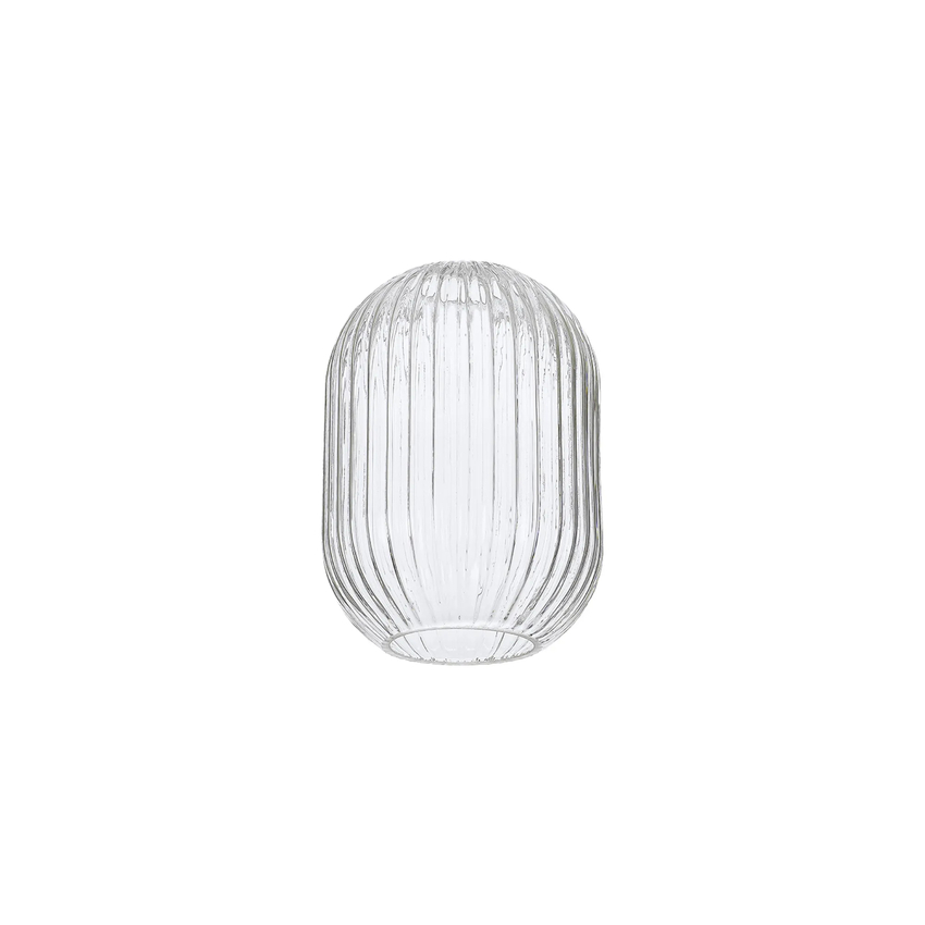 Photograph: Idolite Camille 14x20cm Almond Ribbed Glass, Clear