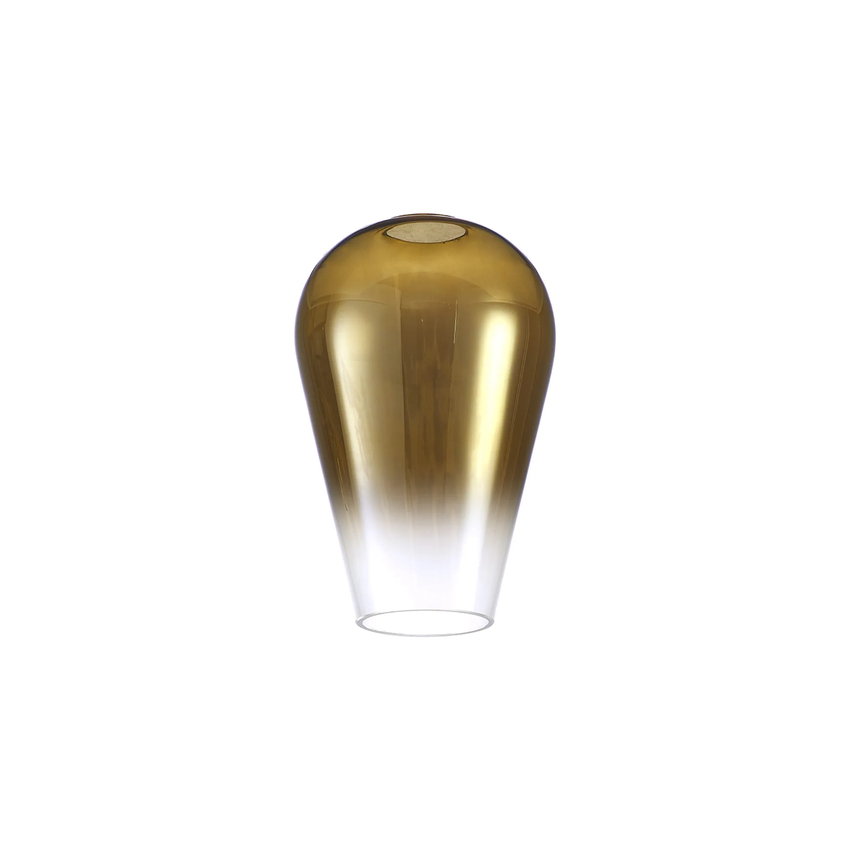 Photograph: Idolite Camille 14x21cm Pear Shaped Glass, Gold Fade/Clear