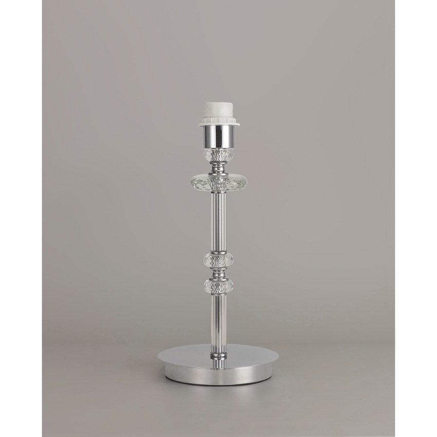 Photograph: Idolite Caucasus Polished Chrome Crystal Table Lamp