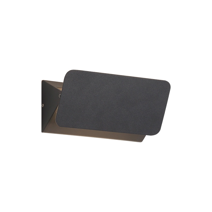 Photograph: Idolite Colindale Anthracite/Frosted Exterior Led Wall Light - 3000K