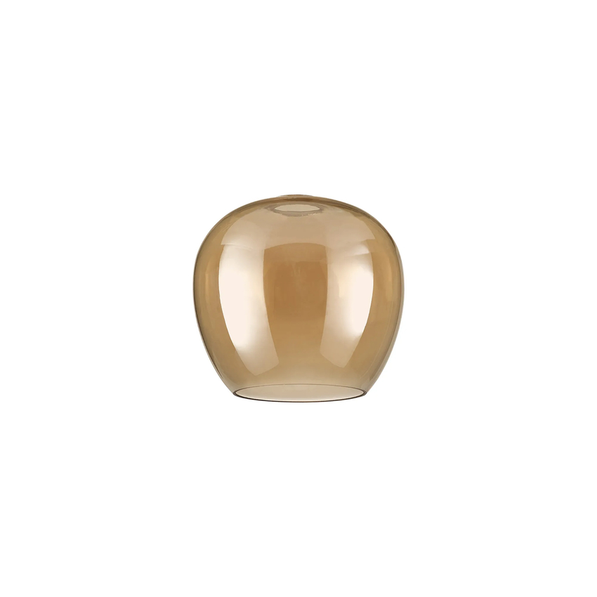 Photograph: Idolite Devine 18x17cm Amber Plated Wine Glass Shade