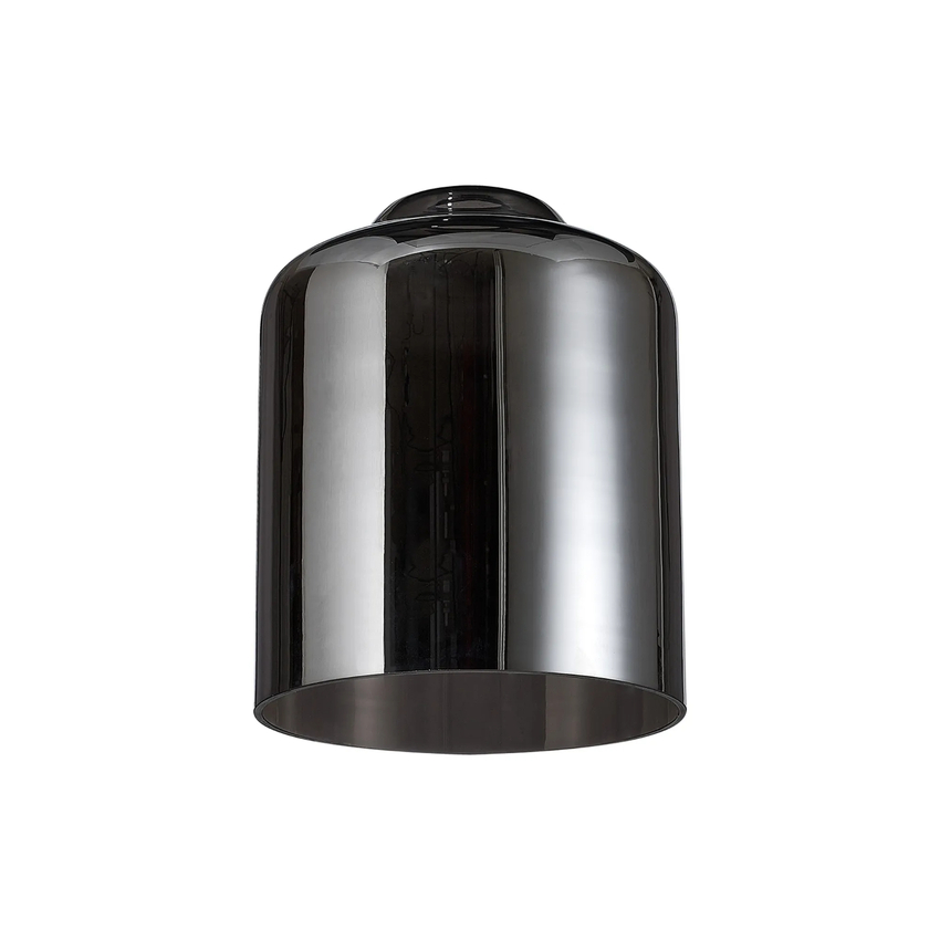 Photograph: Idolite Devine 24x31cm Chrome Plated Conical Cylinder Glass Shade