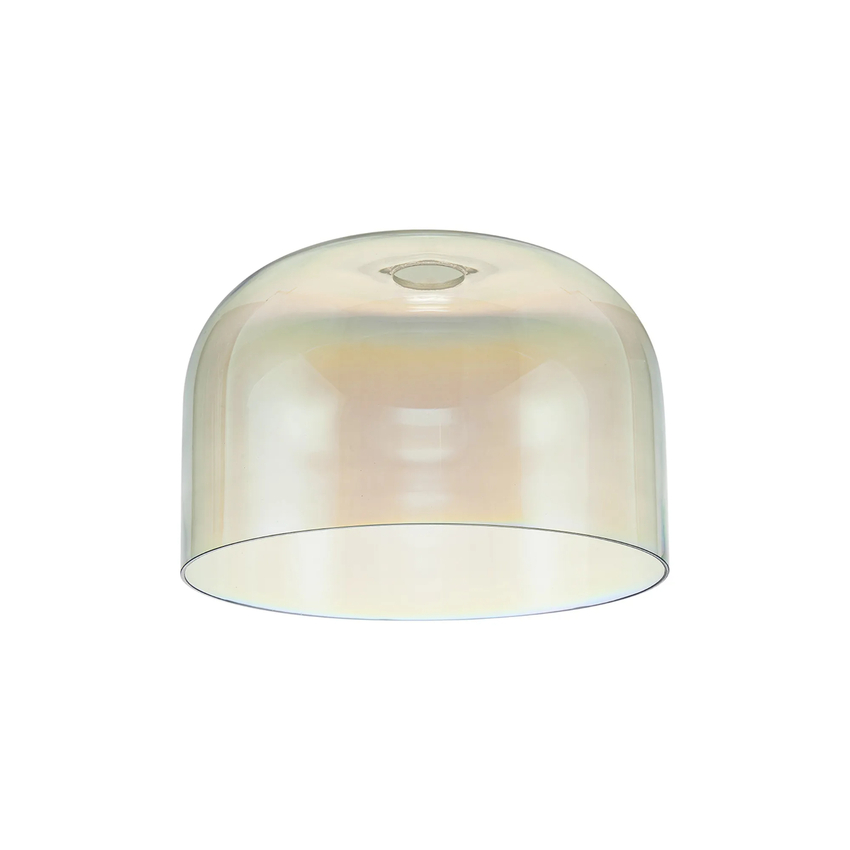 Photograph: Idolite Devine 30x17cm Iridescent Cloche Glass Shade