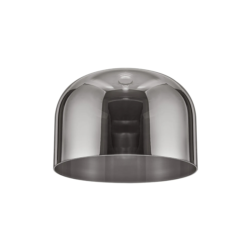 Photograph: Idolite Devine 30x17cm Smoke Plated Cloche Glass Shade