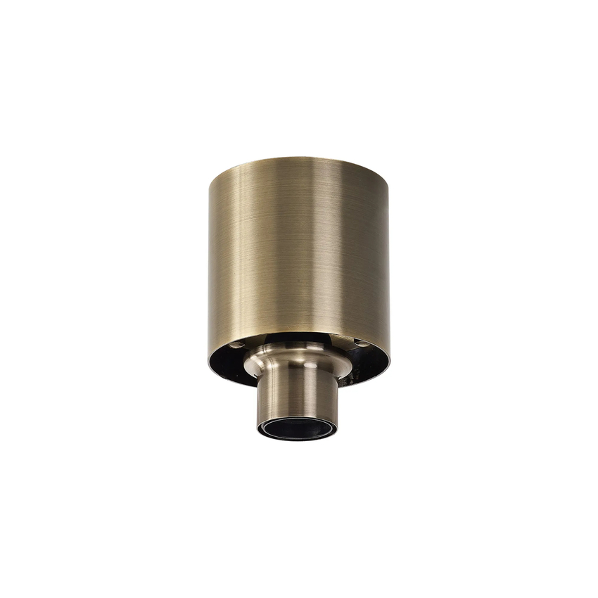 Photograph: Idolite Devine Antique Brass 1 Light E27 Ceiling (FRAME ONLY)