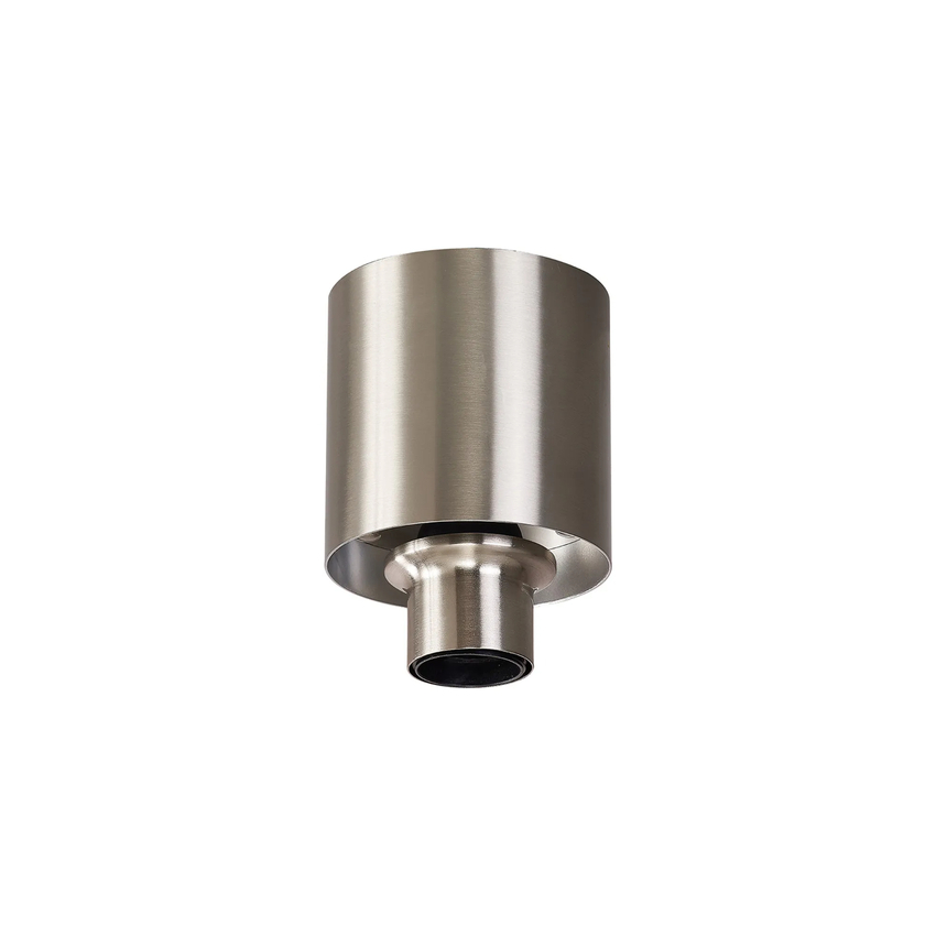 Photograph: Idolite Devine Satin Nickel 1 Light E27 Ceiling (FRAME ONLY)