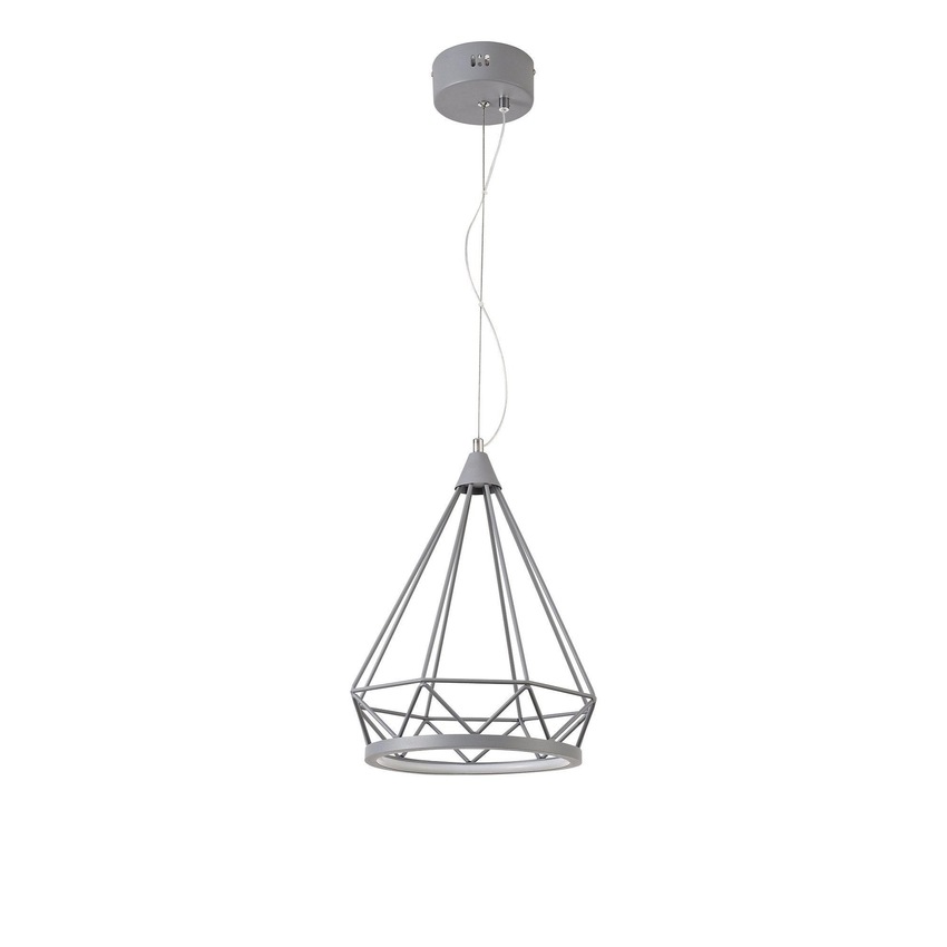 Photograph: Idolite Halti Matt Grey Small Led Pendant - 3700K