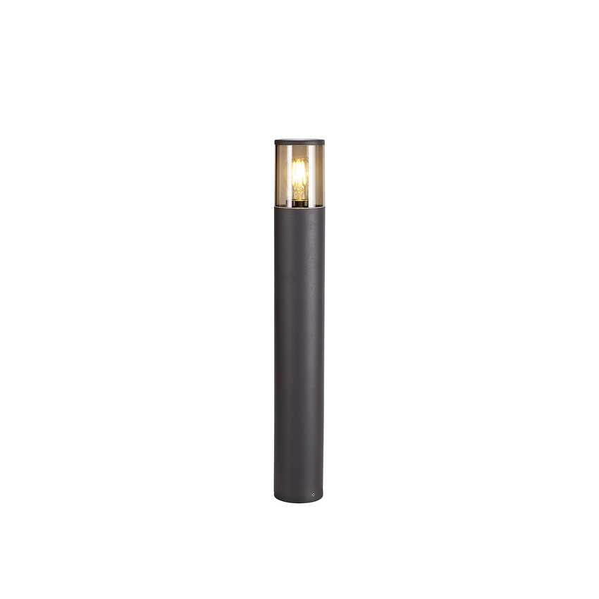 Photograph: Idolite Hutt Anthracite 65CM Exterior Post Lamp Complete With Smoked Glass - IP54