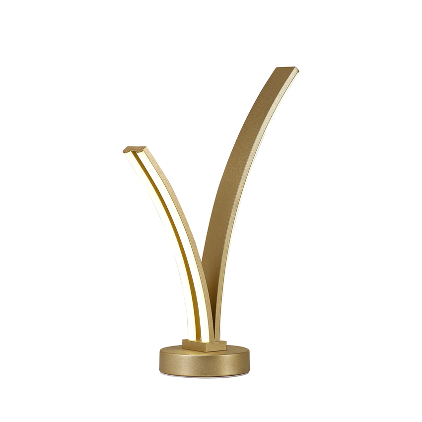 Photograph: Idolite Kensington Gold 2 Light Table Lamp - 3500K