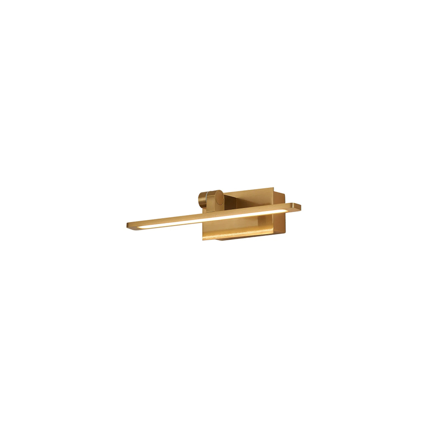 Photograph: Idolite Killian 30cm Brass Over Mirror Bathroom Wall Light - 6W LED, 3000K, IP44
