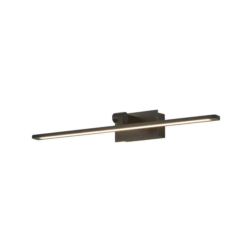 Photograph: Idolite Killian 55cm Black Over Mirror Bathroom Wall Light - 10W LED, 3000K, IP44