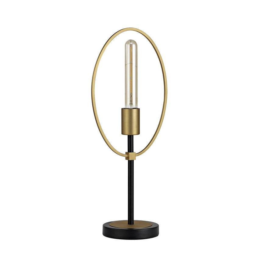 Photograph: Idolite Kneiff Matt Gold/Black Table Lamp