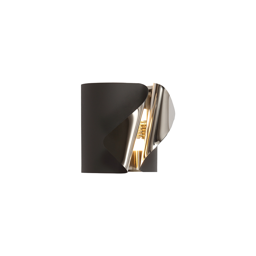 Photograph: Idolite Marmolejo Anthracite/Polished Chrome Led Wall Light - 3000K