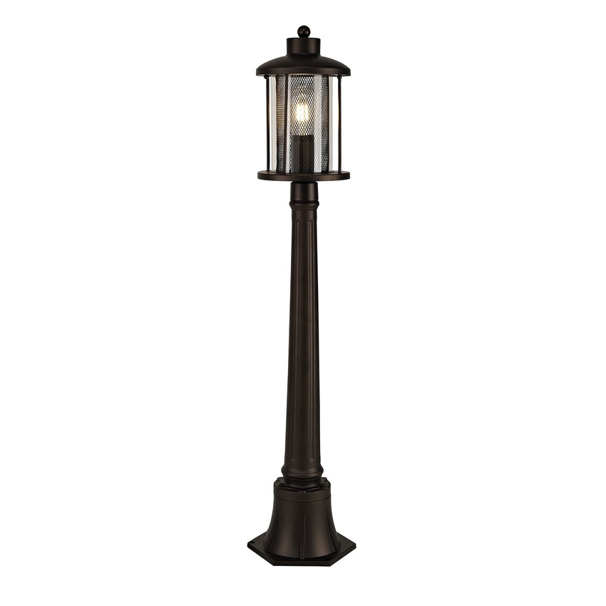 Photograph: Idolite Merapi Antique Bronze Extrior Post Lamp - IP54