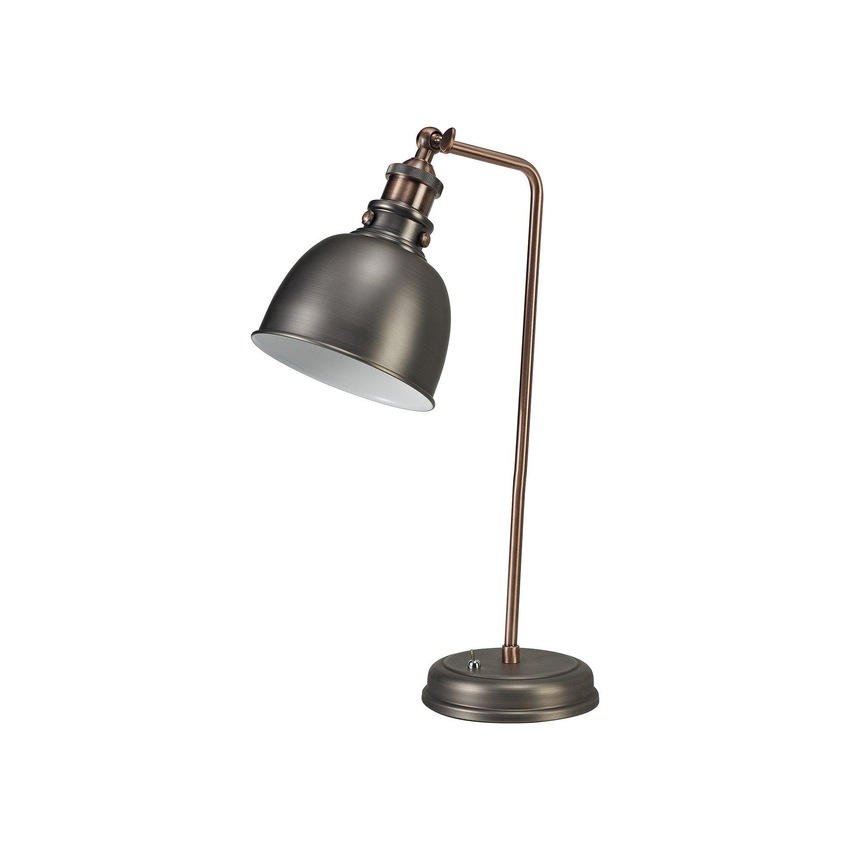 Photograph: Idolite Musala Antique Silver/Copper Table Lamp