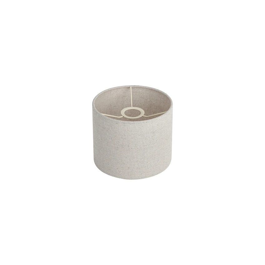 Photograph: Idolite Nuvola 20cm Round Sandstone Linen Shade With Translucent Inner