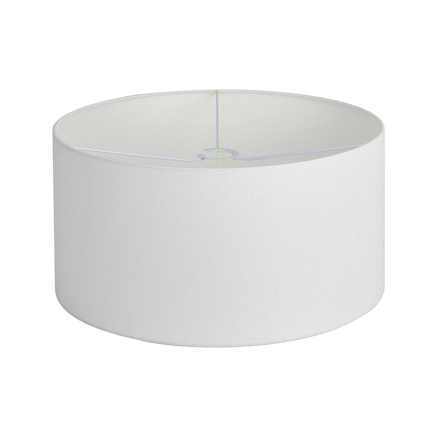 Photograph: Idolite Nuvola 50cm Round Pearl Oyster Linen Shade With Translucent Inner