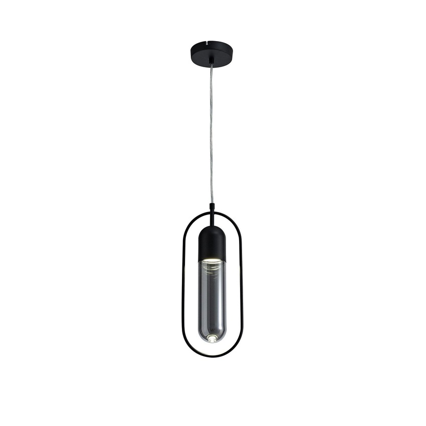 Photograph: Idolite Queensbury Black/Smoked Single Pendant