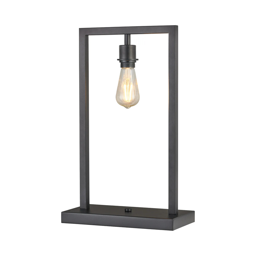 Photograph: Idolite Ruari Satin Black Table Lamp (Frame Only)