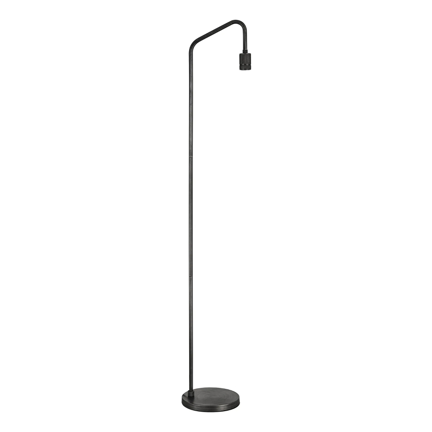 Photograph: Idolite Rumi Knurled Pewter Floor Lamp Complete With Foot Switch