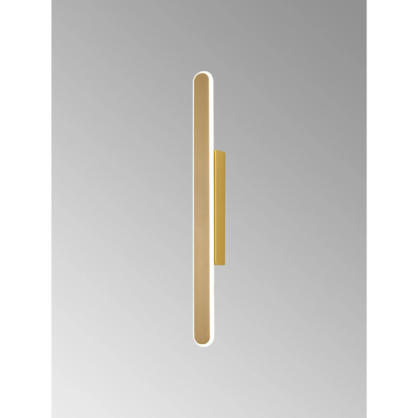 Photograph: Idolite Struan 60cm Linear Wall Lamp Sand Gold - 3000K