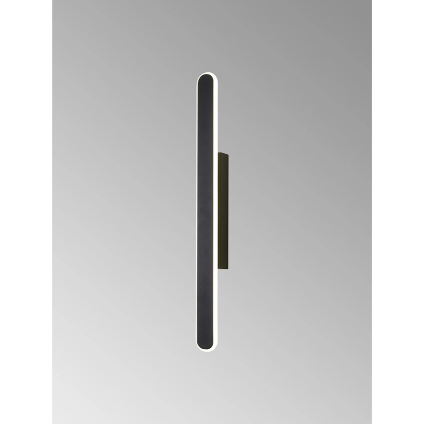 Photograph: Idolite Struan 60cm Linear Wall Lamp Satin Black - 4000K