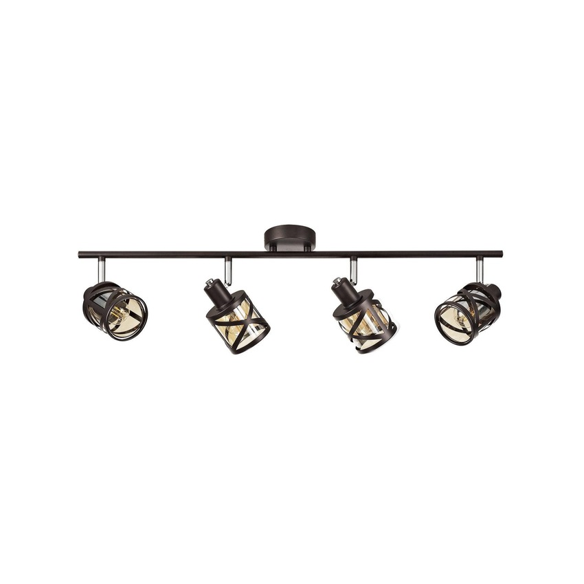 Photograph: Idolite Ural Oiled Bronze Finish 4 Light Bar Spotlight