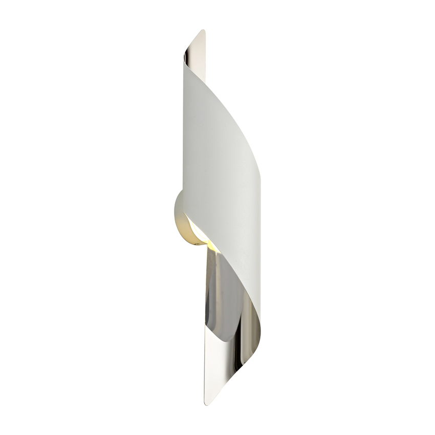 Photograph: Idolite Uxbridge Anthracite/Gold Leaf Led Wall Light - 3000K