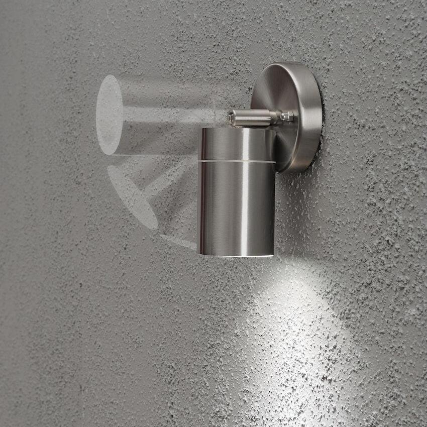 Photograph: Konstsmide Modena Adjustable Stainless Steel Exterior Wall Light