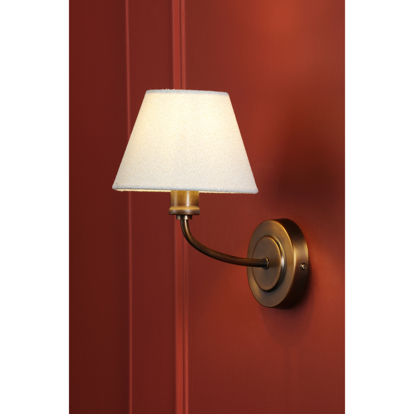 Photograph: Laura Ashley Denston Wall Light Antique Bronze With Shade