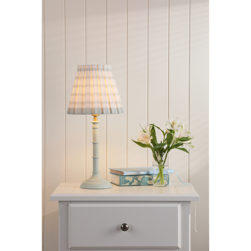 Photograph: Laura Ashley Farnworth Table Lamp Matt Green With Shade