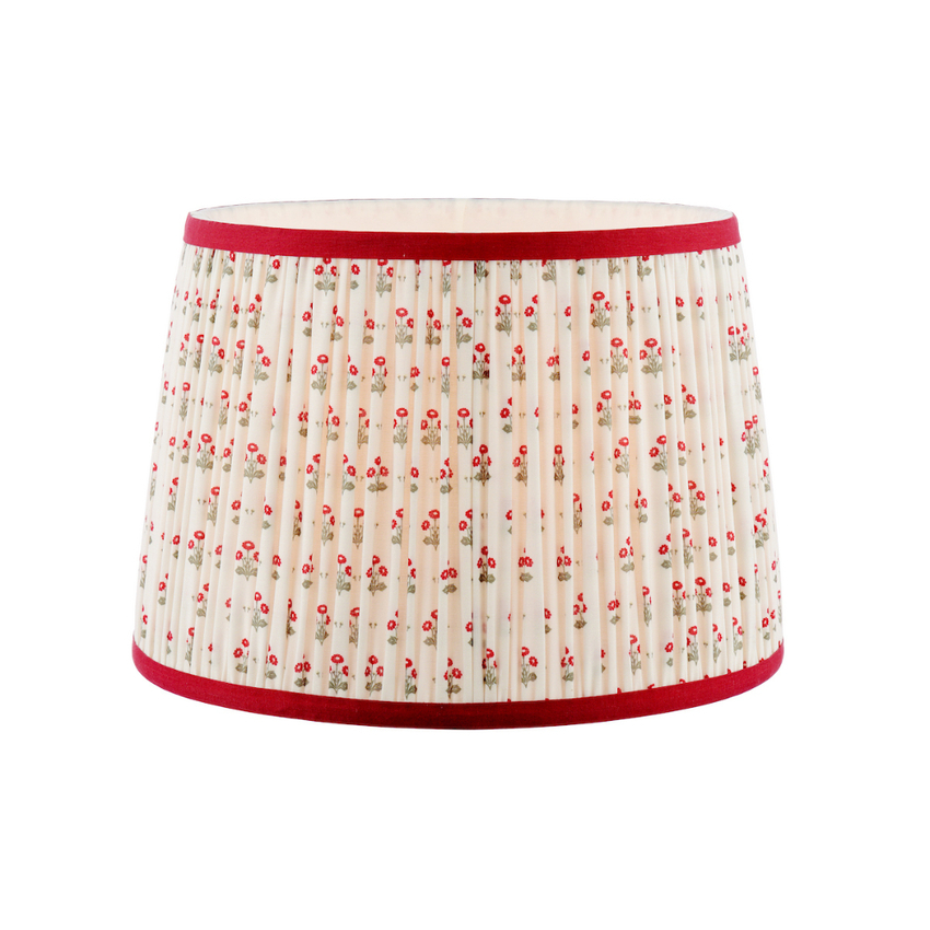 Photograph: Laura Ashley Harthill Daisies Cream Cotton Tapered Drum Shade 30cm/12 inch