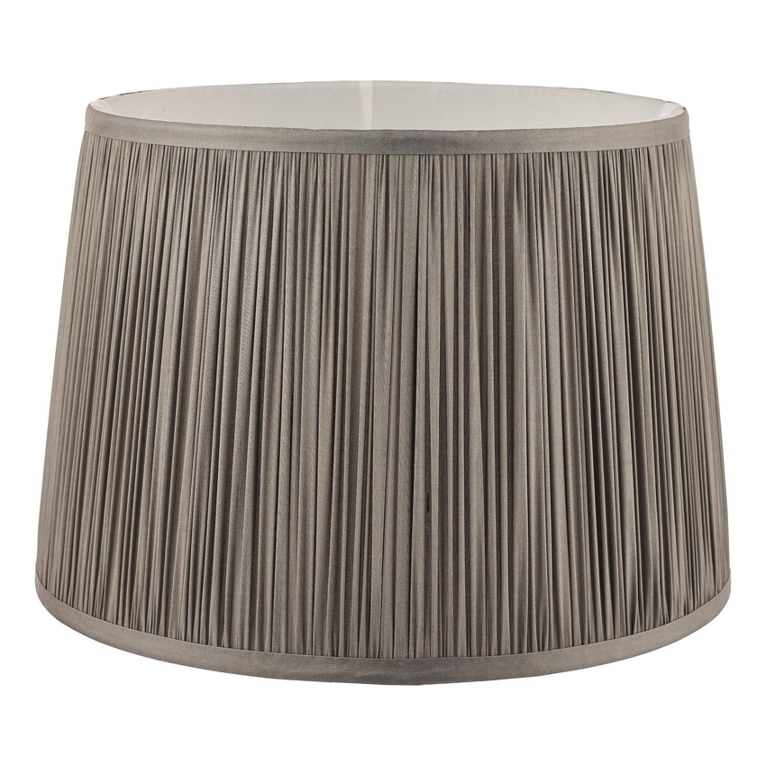 Photograph: Laura Ashley Hemsley Silk Shade Grey 40.5cm/16 inch