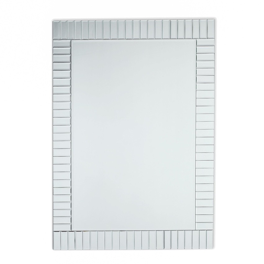 Photograph: Laura Ashley LA3503866-Q Capri Large Rectangular Mirror With Bevelled Detail Edging