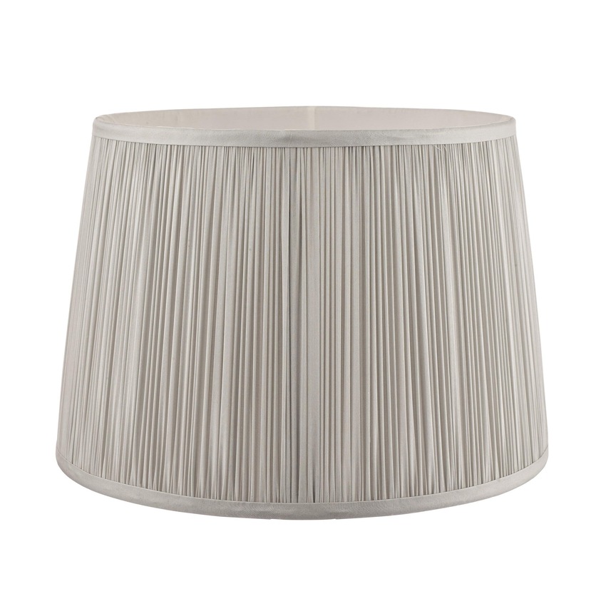 Photograph: Laura Ashley LA3724678-Q Hemsley Silver Pleated Shade 10