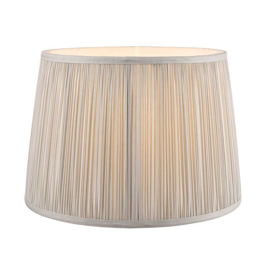 Photograph: Laura Ashley LA3724680-Q Hemsley Silver Pleated Shade 8