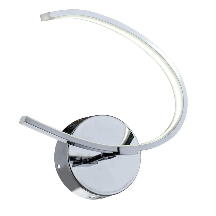 Photograph: Layla Polished Chrome Led Left Facing Wall Light - 4000K