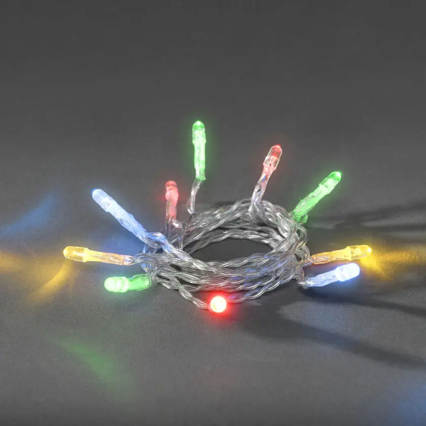 Photograph: Light Set 10 Multi Colour Led Battery Operated