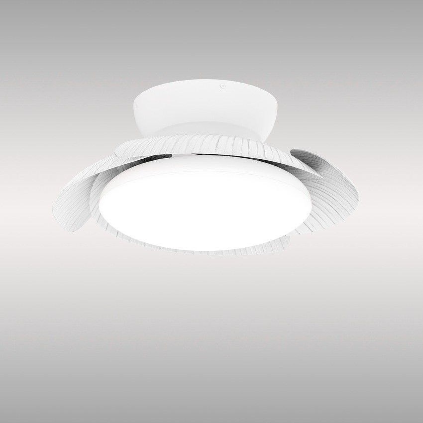 Photograph: Mantra Aloha Modern Led Ceiling Fan Light White With Remote Control