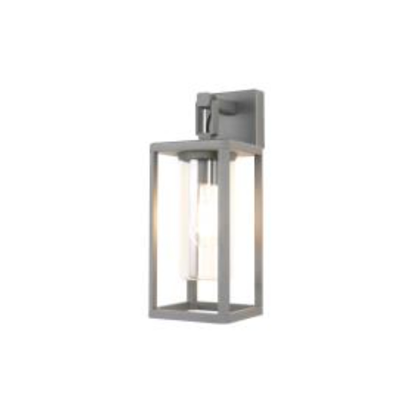 Photograph: Mantra Alps Dark Grey Downward Facing Exterior Wall Light - IP65
