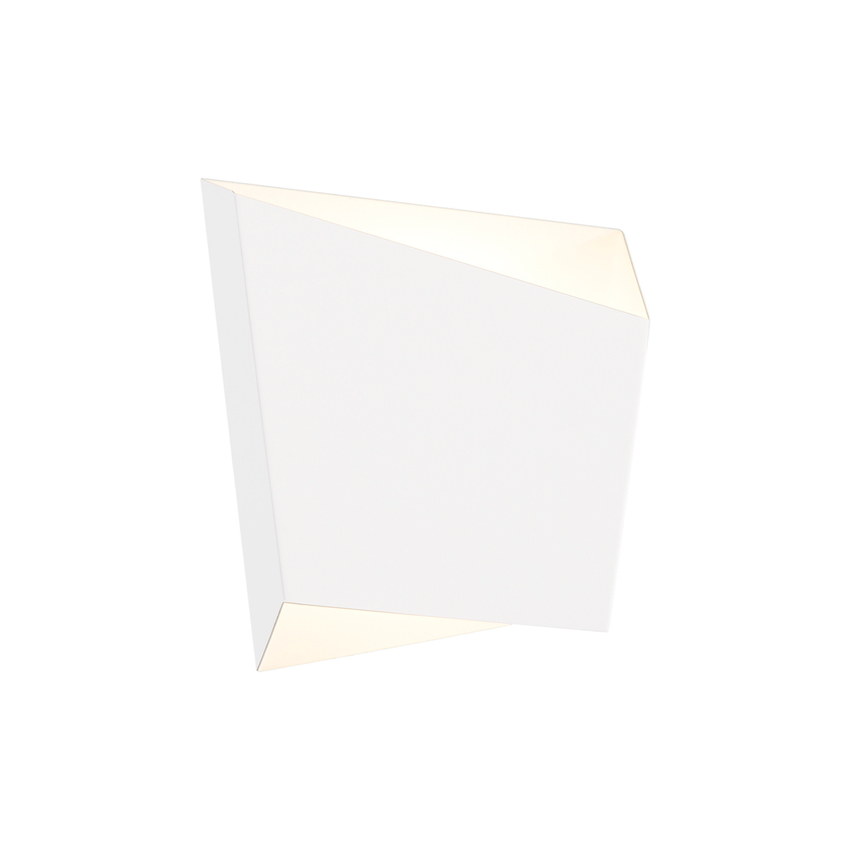 Photograph: Mantra Asimetric Rhombus White 1 Light Wall Light