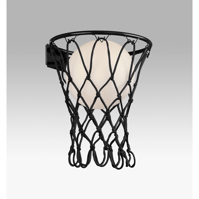 Photograph: Mantra Basketball Wall Light Matt Black