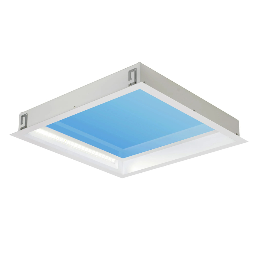 Photograph: Mantra Blue Sky 60W 60 X 60 Square Recessed Led Panel Light - 4500K - Driver Included