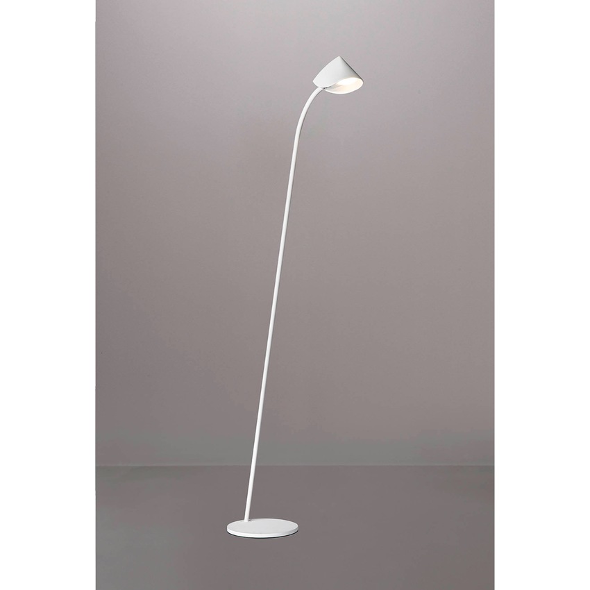 Photograph: Mantra Capuccina LED Floor Lamp White - 3000K